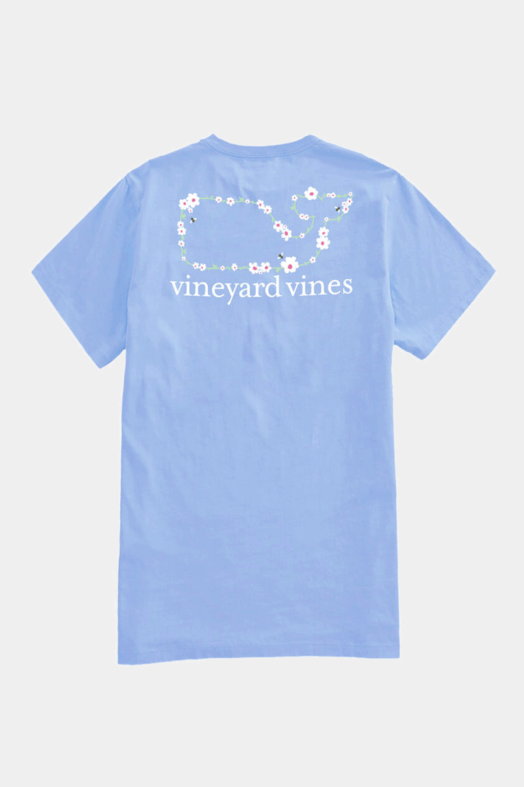 Vineyard Vines - Daisy Whale Outline Short-Sleeve Pocket Tee