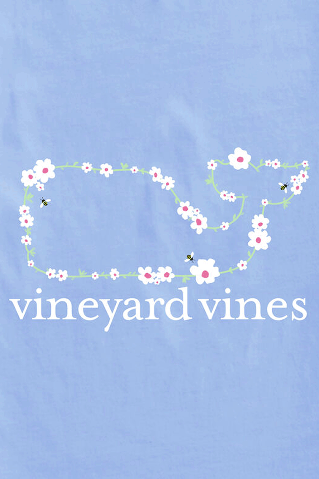 Vineyard Vines - Daisy Whale Outline Short-Sleeve Pocket Tee