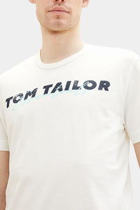 Thumbnail for Tom Tailor - Men's T-shirt Off White