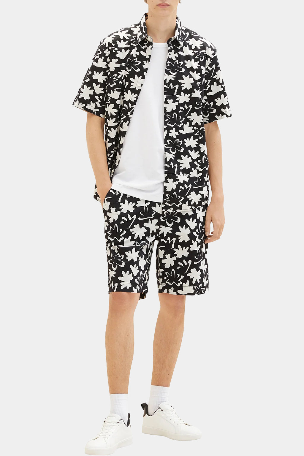 Tom Tailor - Short Sleeve Shirt Printed Wildflower