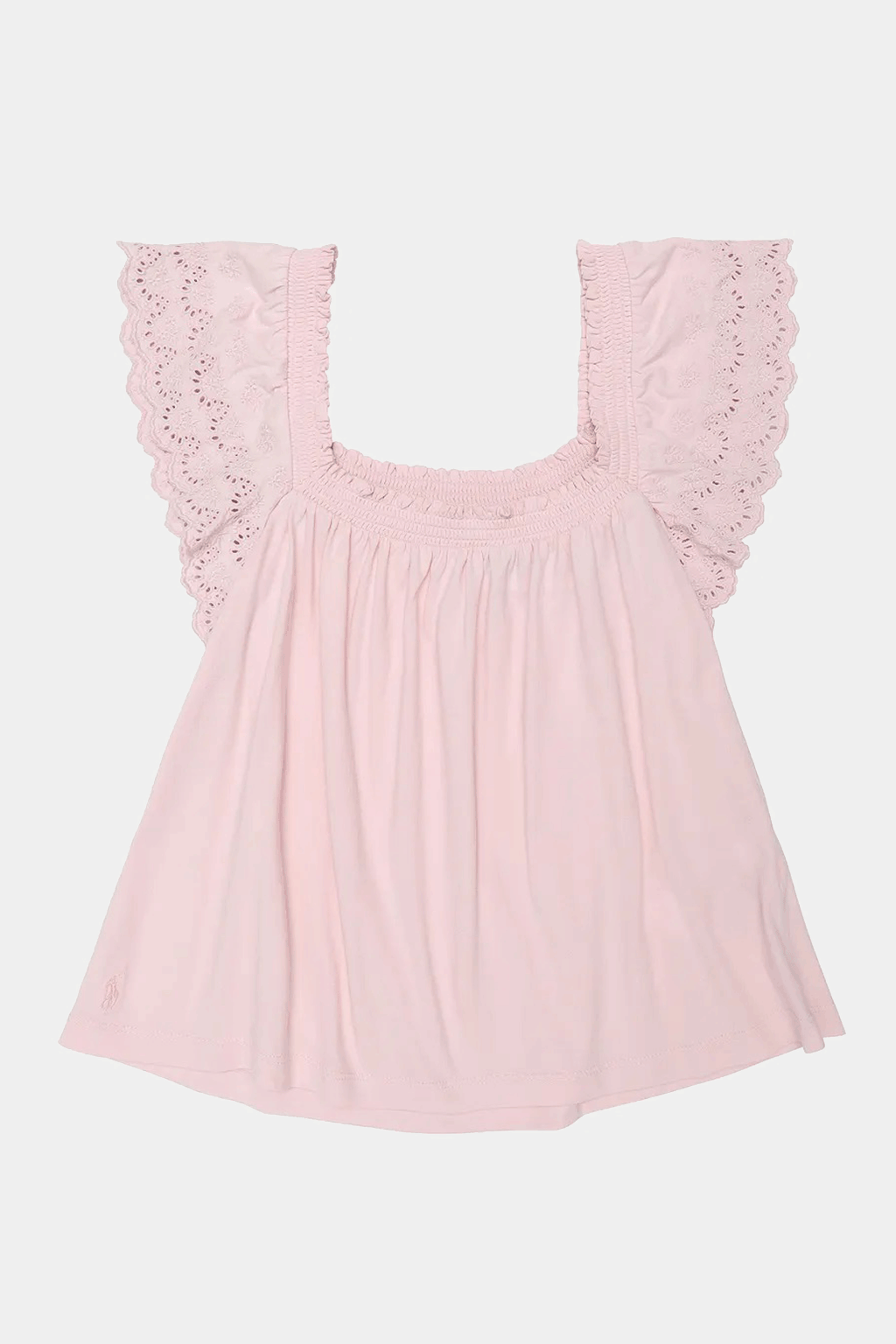 Polo Ralph Lauren - Eyelet-Embroidered Cotton Jersey Top