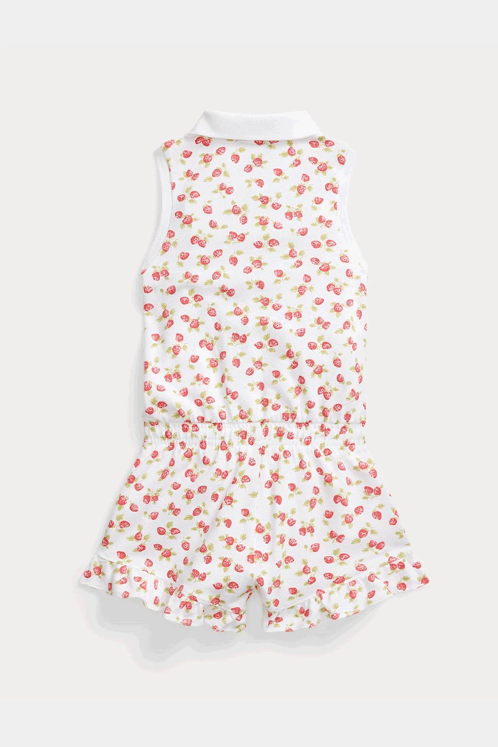 Polo Ralph Lauren - Strawberry Stretch Mesh Polo Playsuit