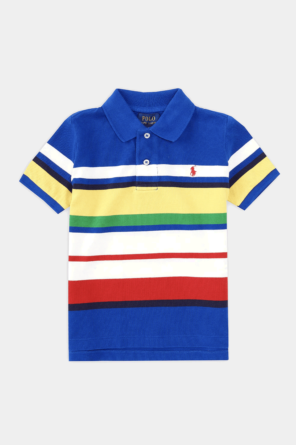 Polo Ralph Lauren - Short Sleeve Multi Striped Mesh Polo Shirt