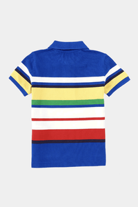 Thumbnail for Polo Ralph Lauren - Short Sleeve Multi Striped Mesh Polo Shirt