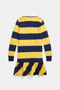 Thumbnail for Polo Ralph Lauren - Striped Cotton Jersey Rugby Dress