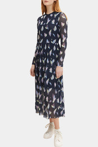 Thumbnail for Tom Tailor - Patterned Mesh Midi Dress