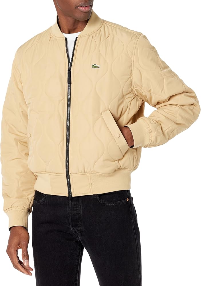 Lacoste - Water-Repellent Padded Bomber Jacket