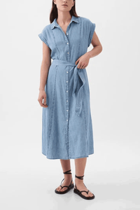 Thumbnail for Gap - Denim Midi Dress