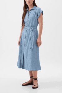 Thumbnail for Gap - Denim Midi Dress