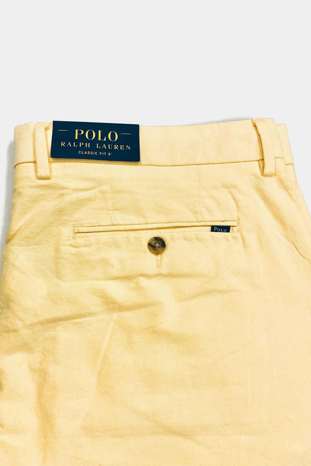 Polo Ralph Lauren - 9-inch Classic Fit Yellow Chino Shorts