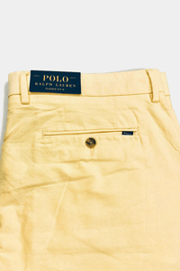 Thumbnail for Polo Ralph Lauren - 9-inch Classic Fit Yellow Chino Shorts