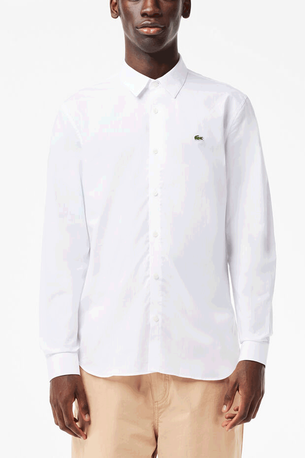 Lacoste - Slim Fit Stretch Cotton Poplin Shirt