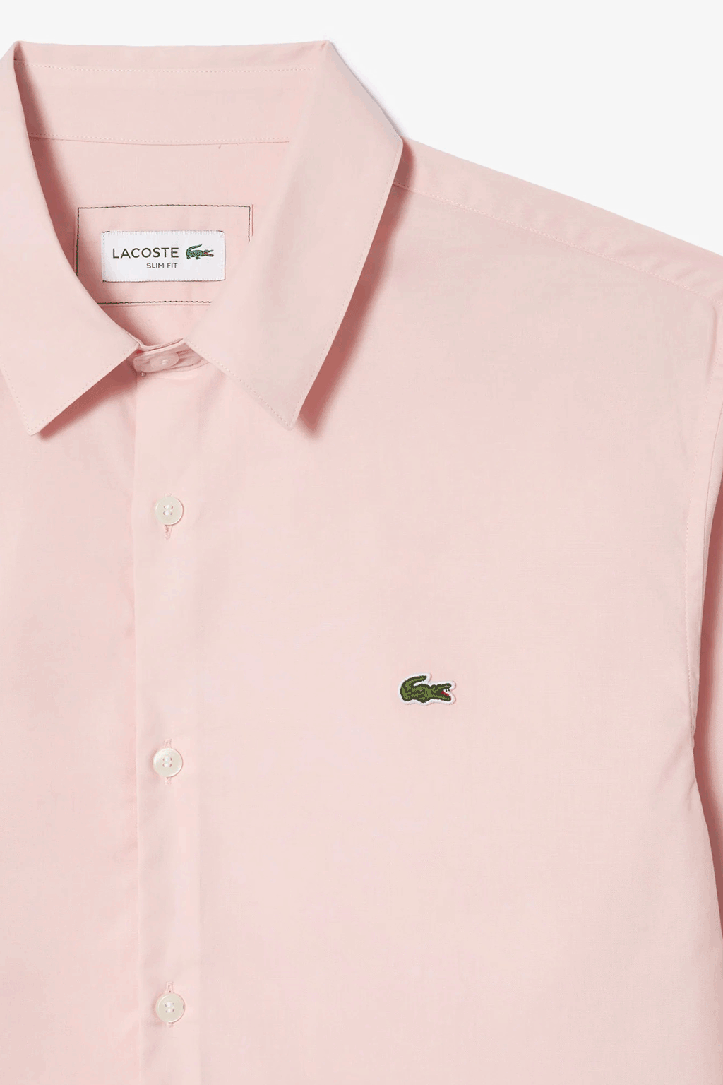 Lacoste - Slim Fit Stretch Cotton Poplin Shirt