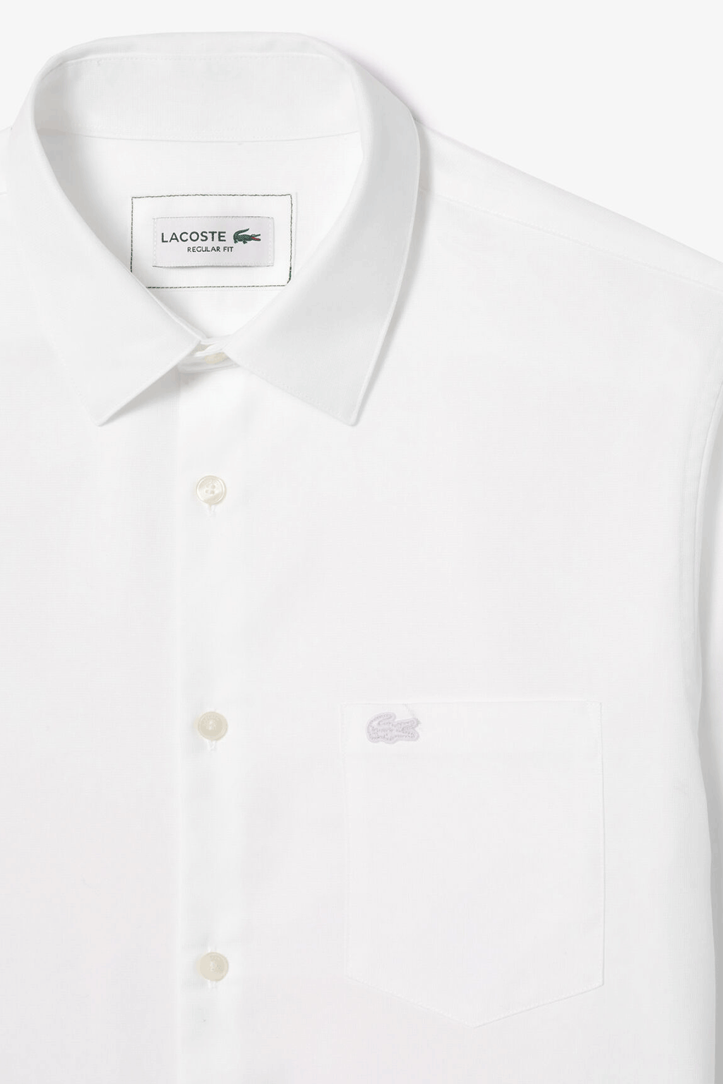 Lacoste - Men's Regular Fit Solid Cotton Shirt