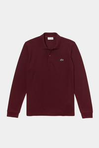 Thumbnail for Lacoste - Classic Fit Long-Sleeve Polo Shirt in Marl Petit Piqué