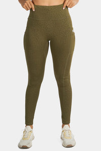 Thumbnail for Rzist - Leopard Performance Leggings