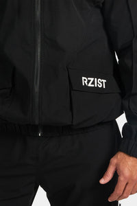 Thumbnail for Rzist - Unisex Capulet Olive Hooded Bomber Jacket