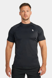 Thumbnail for Rzist - Performance Jet Black Graphic T-shirt