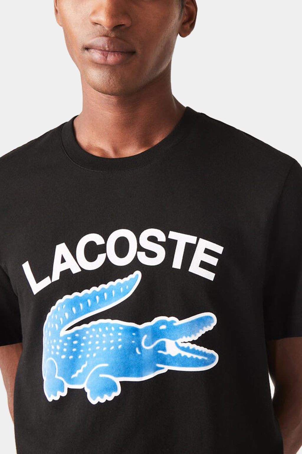 Lacoste - Men's Lacoste Regular Fit  Crocodile Print T-shirt