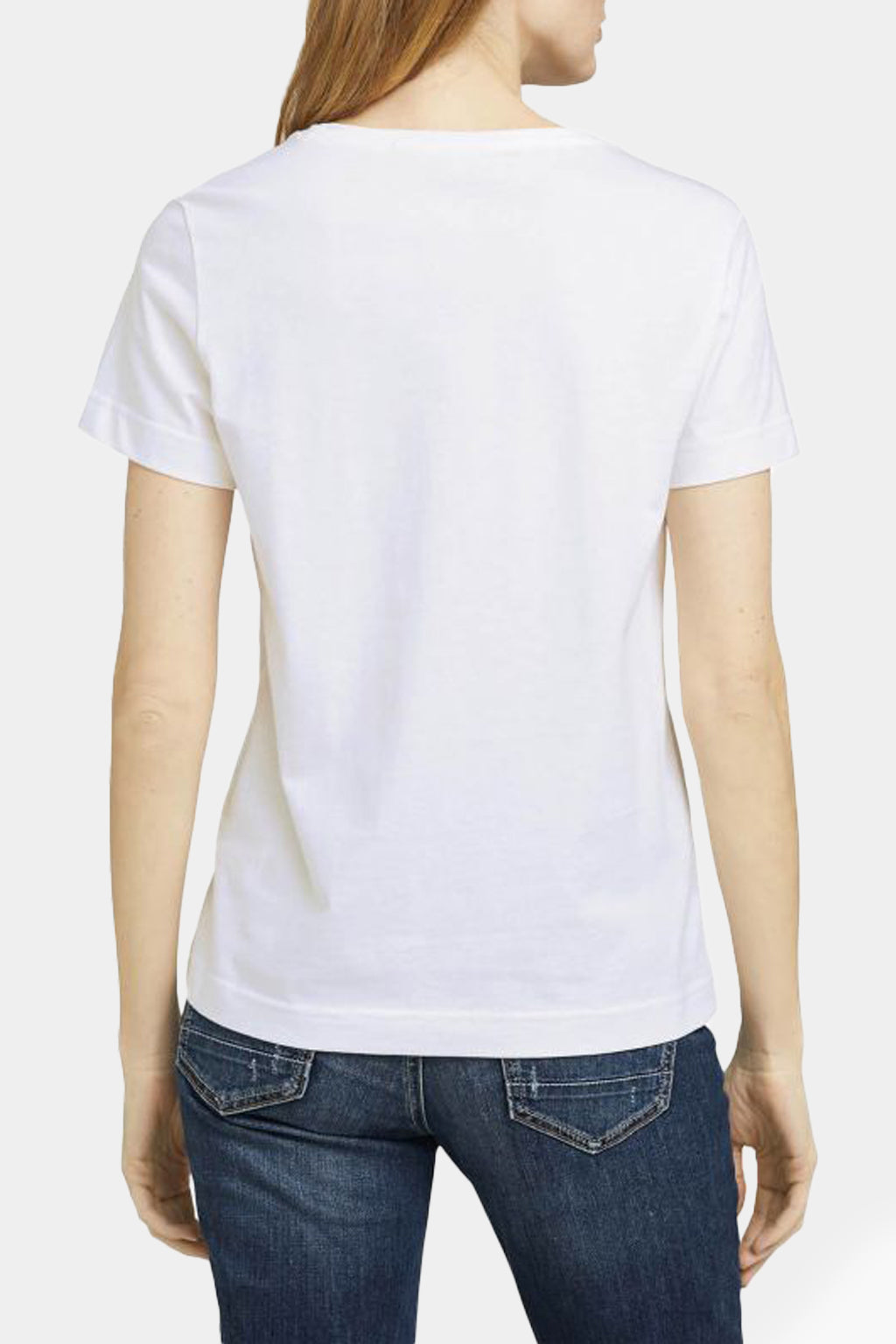 Tom Tailor - Embroidered T-Shirt, Organic Cotton