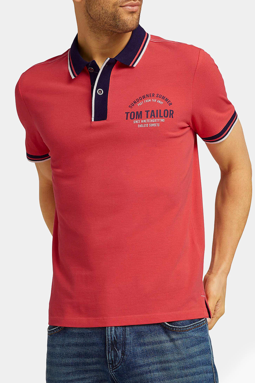 Tom Tailor - Printed Polo Shirt