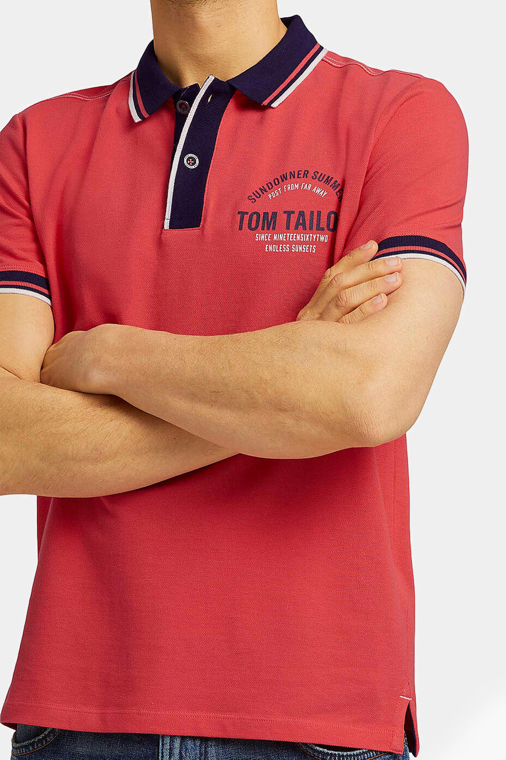 Tom Tailor - Printed Polo Shirt