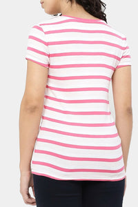 Thumbnail for Tommy Hilfiger - Striped Henley T-shirt