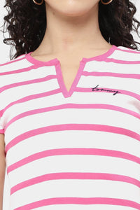 Thumbnail for Tommy Hilfiger - Striped Henley T-shirt