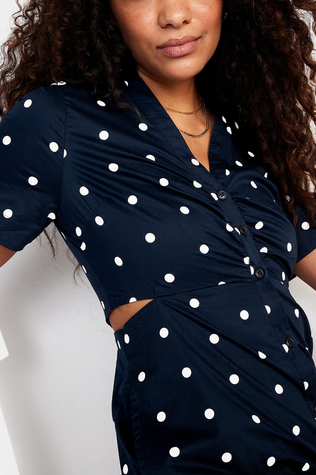 Old Navy - Cutout Midi Shirt Dress for Women