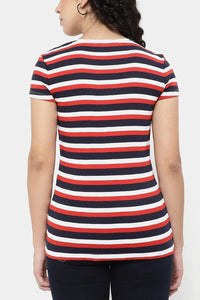 Thumbnail for Tommy Hilfiger - Striped Henley T-shirt