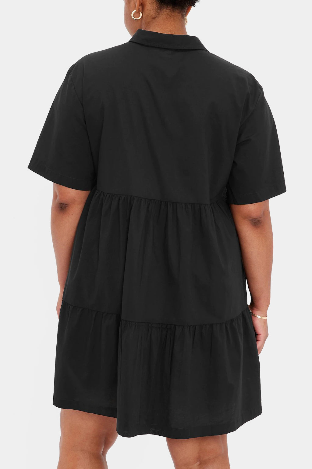 Tiered Mini Swing T-Shirt Dress