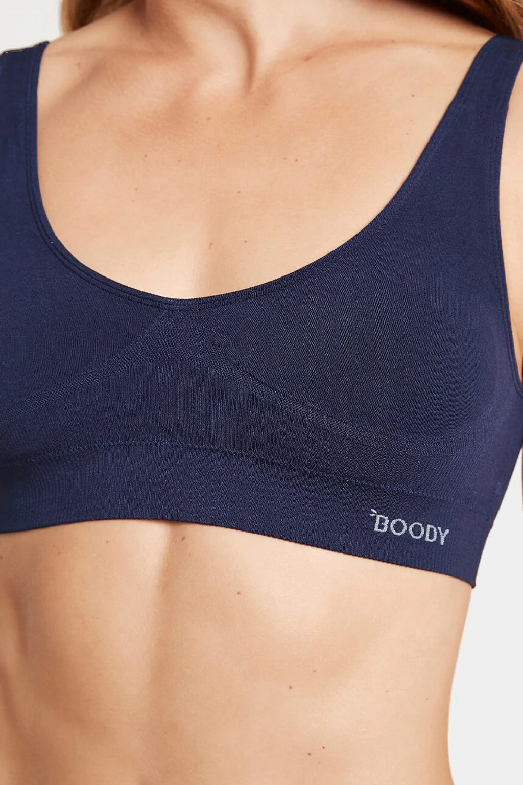 Boody Body EcoWear Women's Padded Shaper Bra, Wireless, Seamless Stretch,  Soft Breathable, Bamboo Viscose