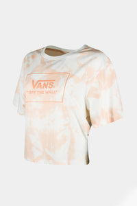 Thumbnail for Vans - Off The Wall Pink & White Tie-Dye Crop